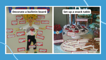national school nurse day ideas bulletin board decortting and snack table